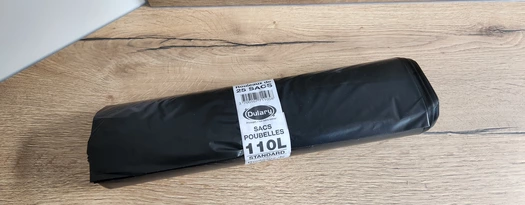Sac poubelle 110L Visuel 1 principal Sac poubelle 110L Visuel 1 principal