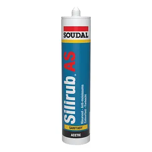 Soudal Silirub AS silicone sanitaire Soudal Silirub AS silicone sanitaire Visuel