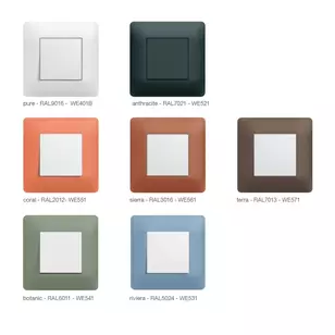 Plaque de finition double Hager Essensya Plaque de finition double Hager Essensya Visuel