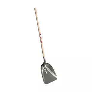 pelle à neige aluminium 36cm manche bois Visuel